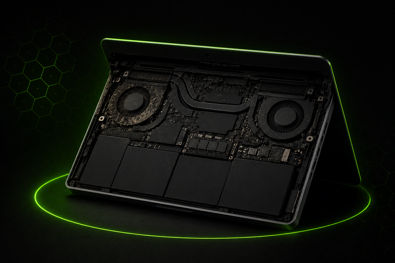 Limpeza preventiva e segura de notebook
